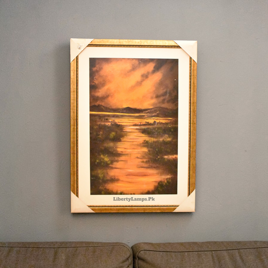Serene Horizon™ – Landscape Handmade Oil Painting on Canvas