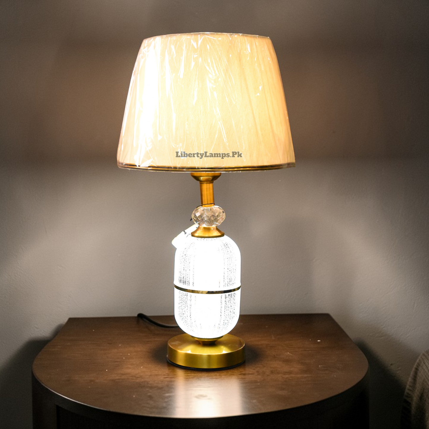 Crystal Glow™ – Acrylic Lamp Pair (19 Inch Height)