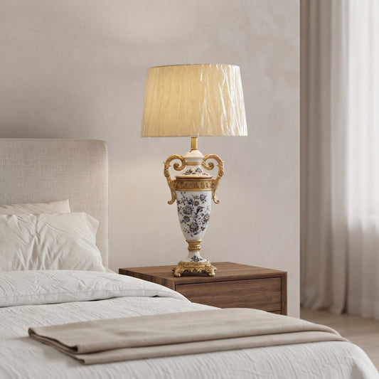 Anatolian Radiance™ – Turkish Fish Bone Lamp Pair (25 Inch Height)