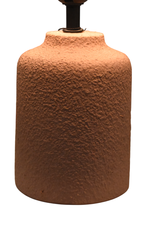 Terracotta Table Lamp – Compact Rustic Lighting Accent