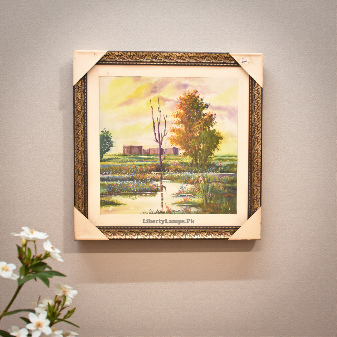 Nature’s Horizon – Landscape Handmade Oil Painting (Single)