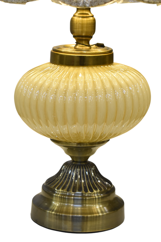 Crystal Veil Glass Table Lamp (Pair)