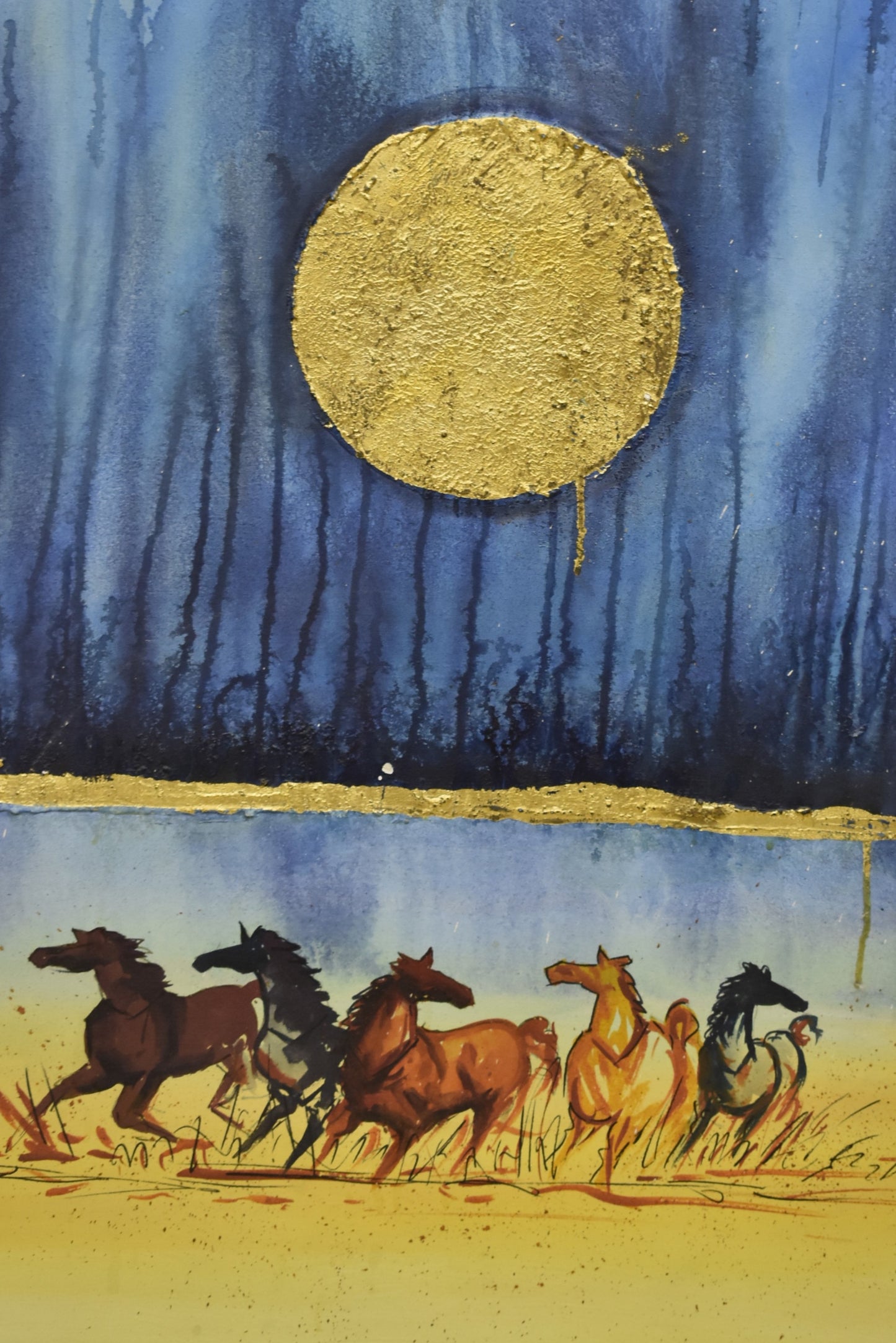 Thunder Run™ – Horse Oil Painting on Canvas