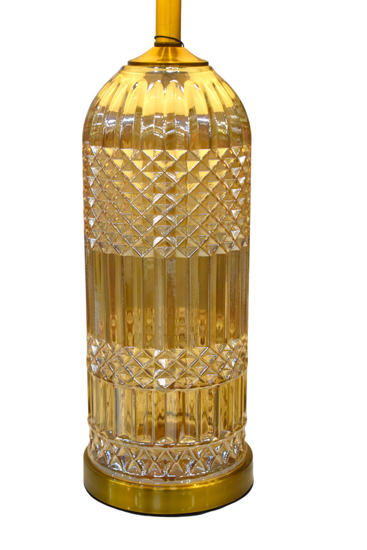 Crystal Aura – Glass Table Lamp (Single)