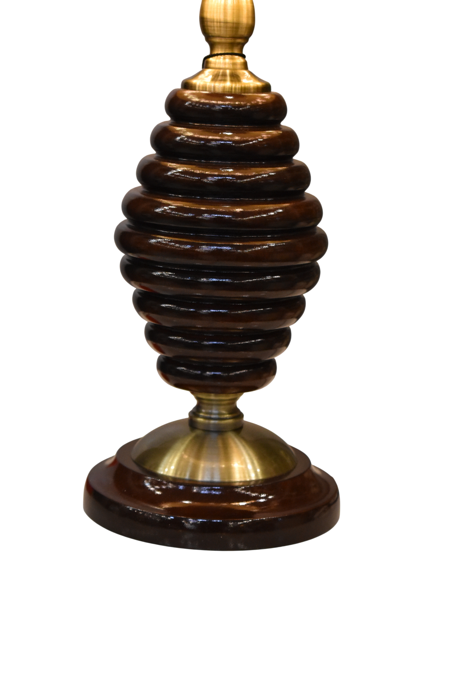 Natural Wood Table Lamp – Warm Classic Lighting