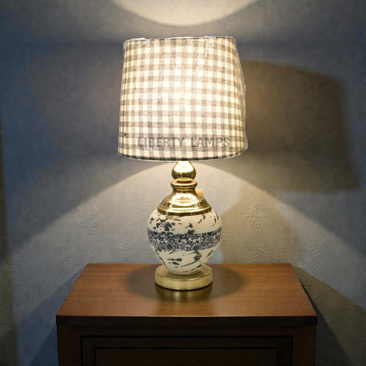 Earthstone TerraCotta Table Lamp (Pair)