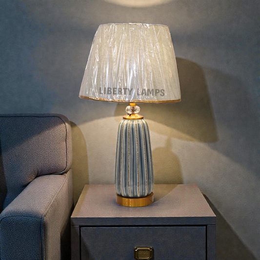 Earthstone Terracotta Glow Table Lamp (Pair)