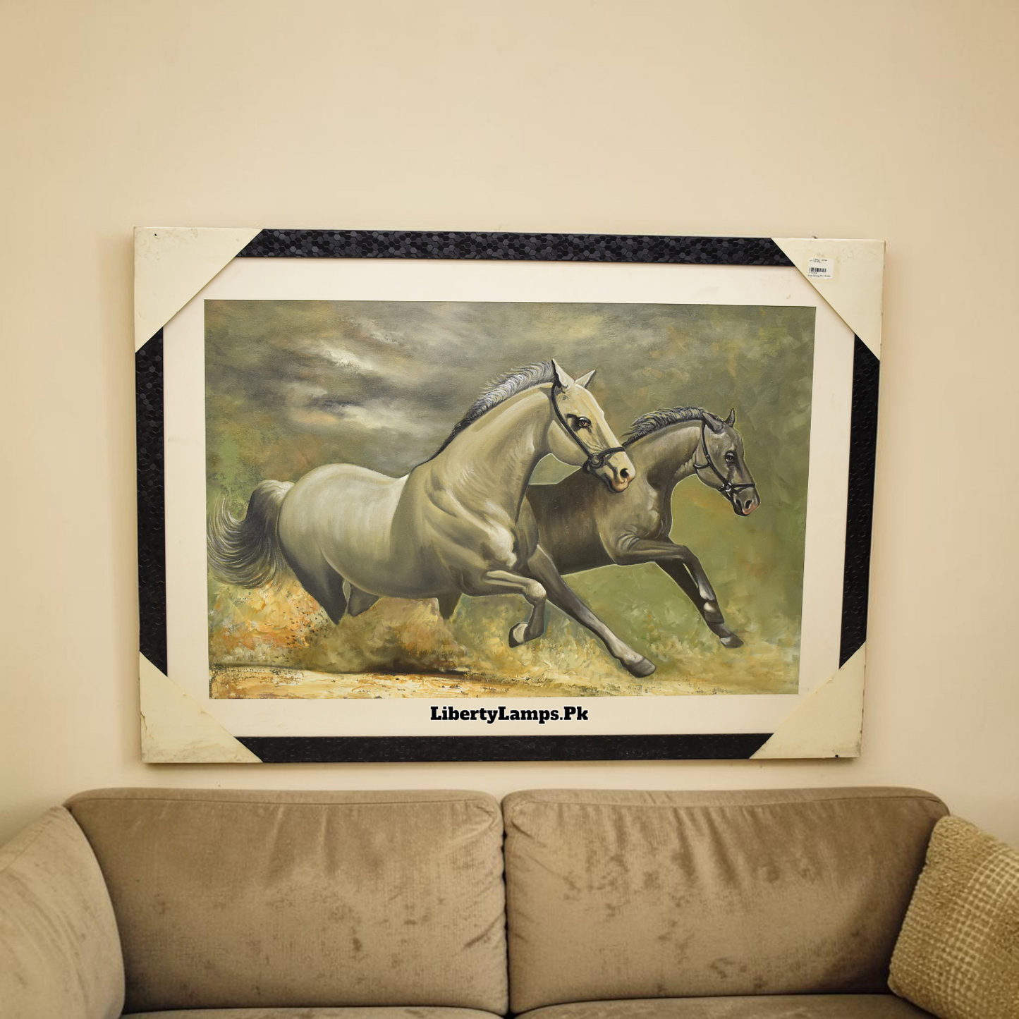 Golden Stallion™ – Horse Oil Painting on Canvas