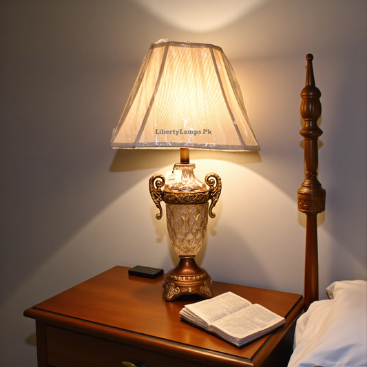 Ottoman Glow Turkish Glass Table Lamp (Pair)