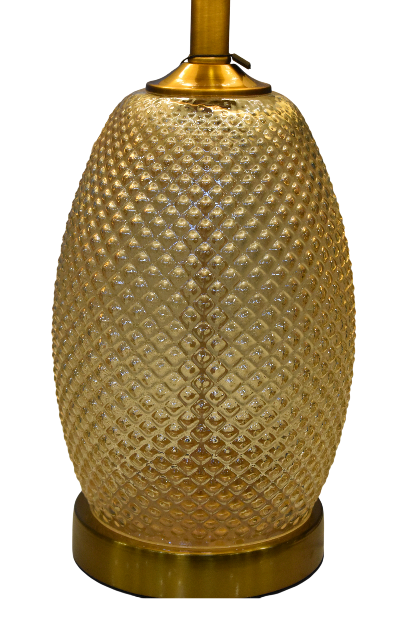 Pineapple Glow – Glass Table Lamp (Single)