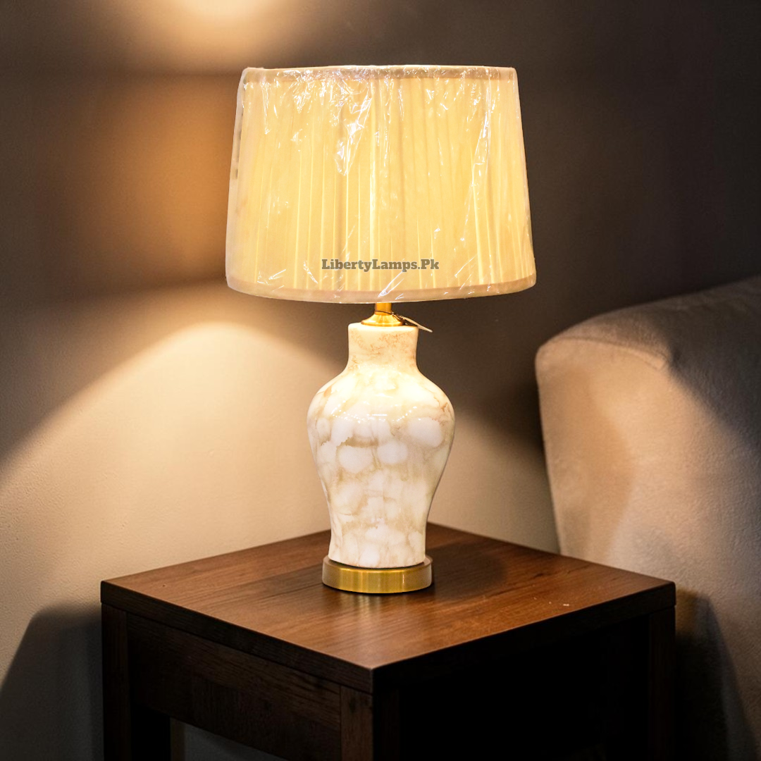 Stonewave™ – Textured Ceramic Lamp Pair