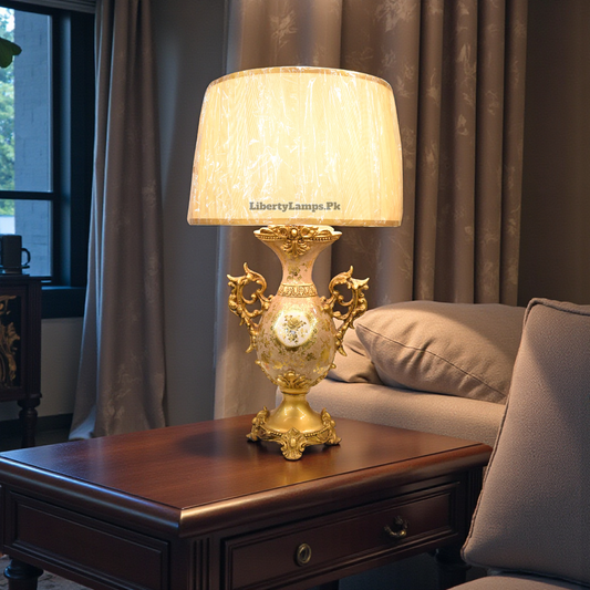 Turkish Royal Table Lamp golden  – Pair of Lamps