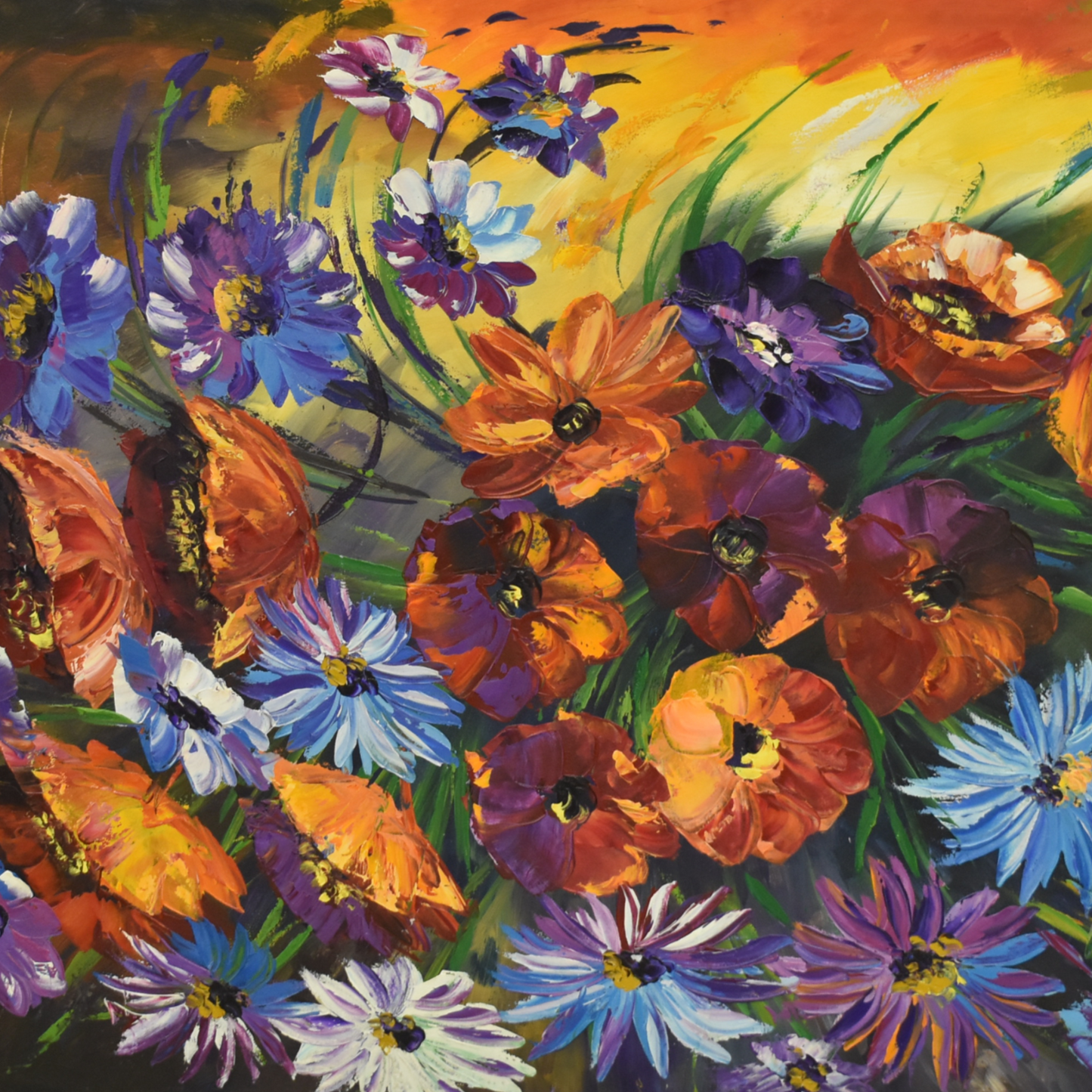 Petal Reverie™ – Floral Handmade Oil Painting  on Canvas