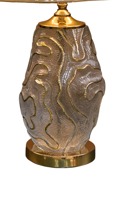 Prosty Luxe™ – Gold Glass Lamp Pair