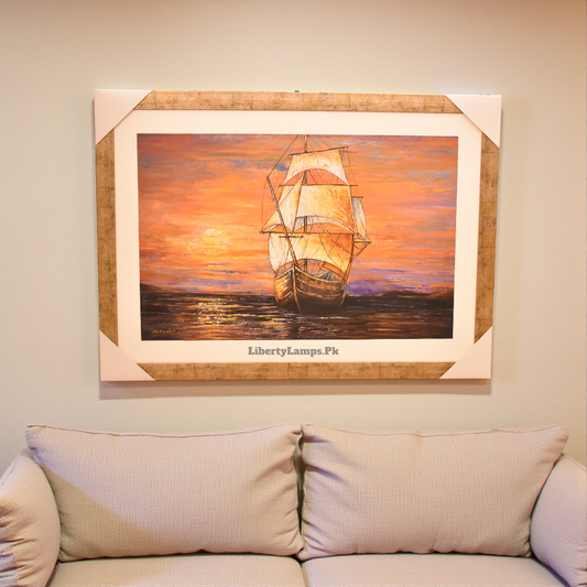 Sailing Majesty – Ship Handmade Oil Painting on Canvas