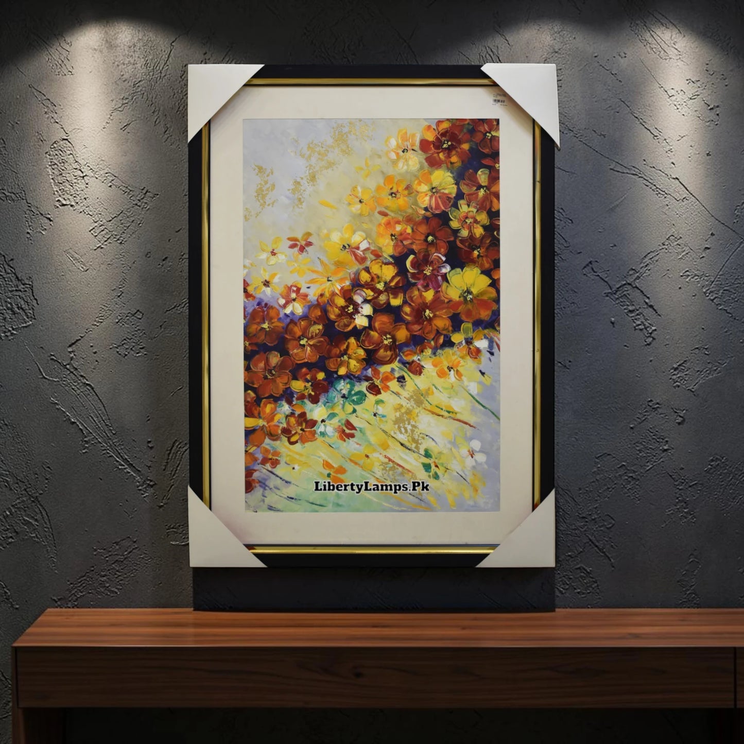 Vibrant Abstract Handmade Oil Painting on Canvas