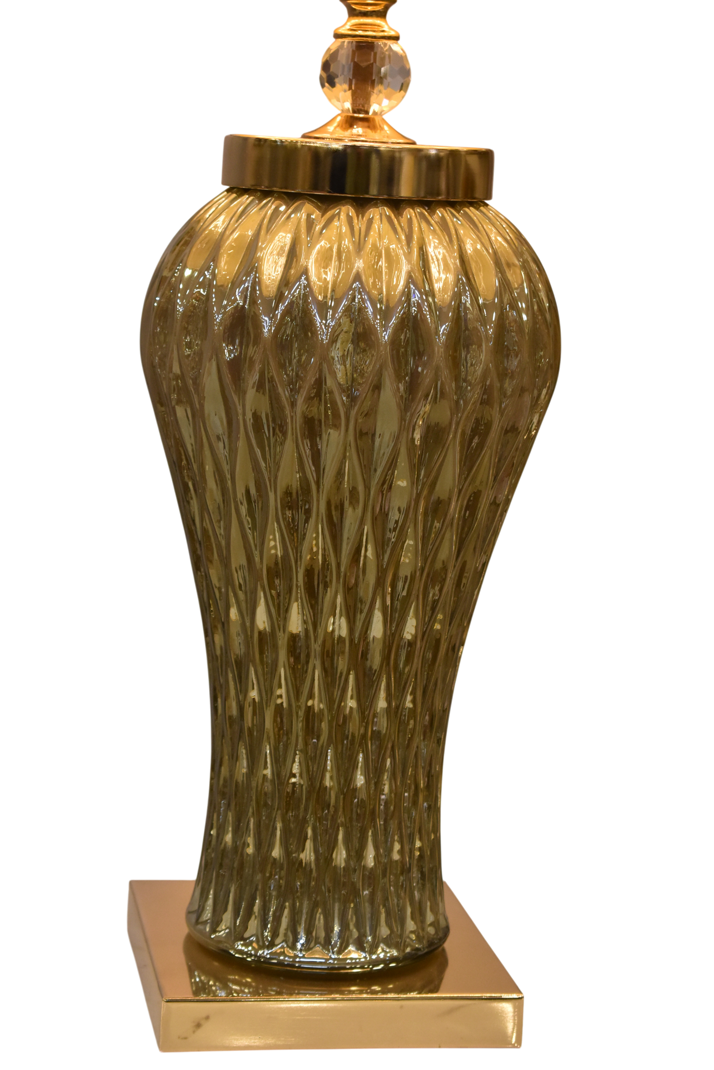 Persian Glow Irani Glass Table Lamp (Pair)