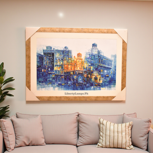 Echoes of the Past – Old City Handmade Oil Painting on Canvas