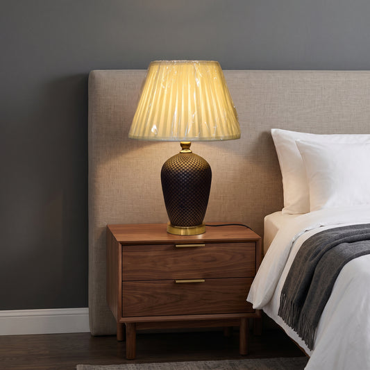 Terra Charm™ – Terracotta Lamp Pair (19 Inch Height)