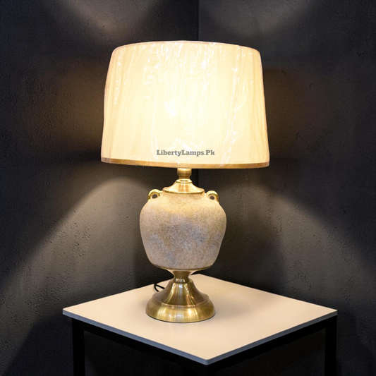 Claystone Glow™ – Terracotta Lamp Pair