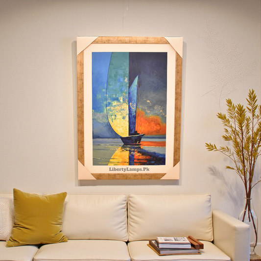 Sailing Horizon – Ship Handmade Oil Painting on Canvas