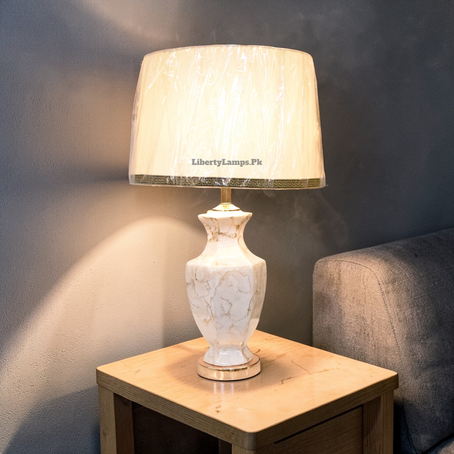 Textura Luxe™ – Textured Ceramic Lamp Pair