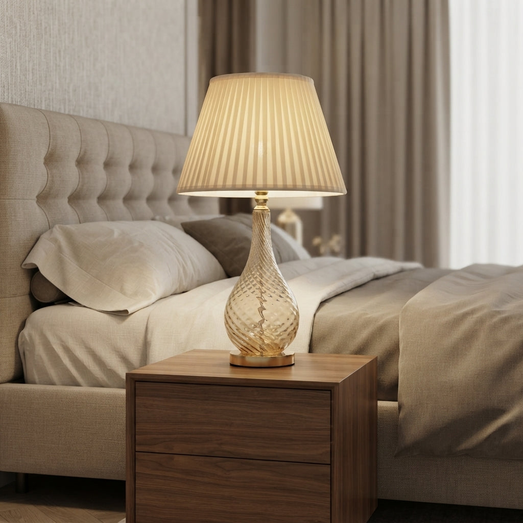 Glass Lamp – Pair