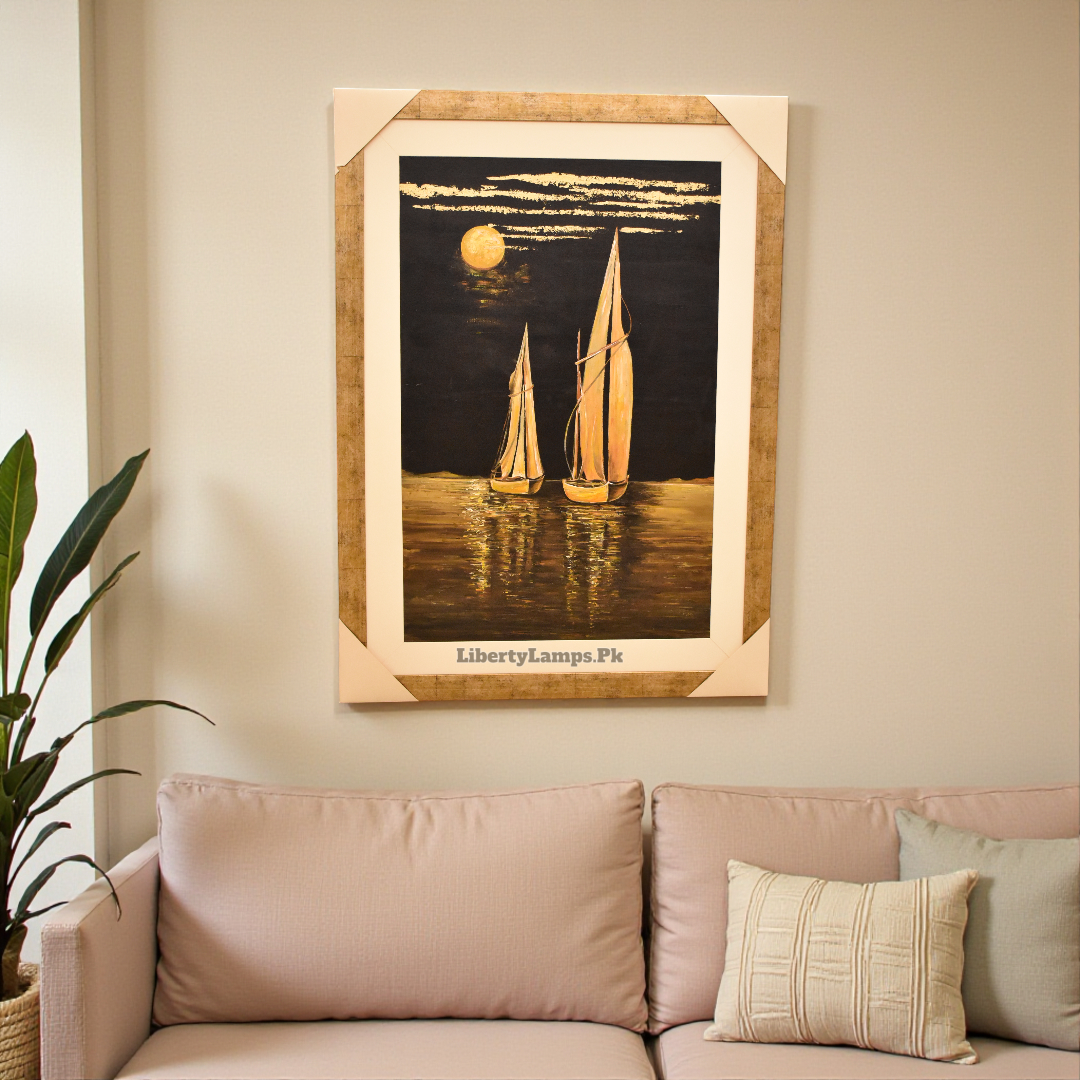 Sailing Adventure – Ship Handmade Oil Painting on Canvas