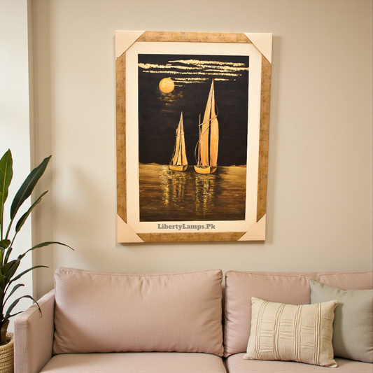 Sailing Adventure – Ship Handmade Oil Painting on Canvas