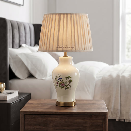 Ceramic Luxe – Elegant Ceramic Table Lamp Pair