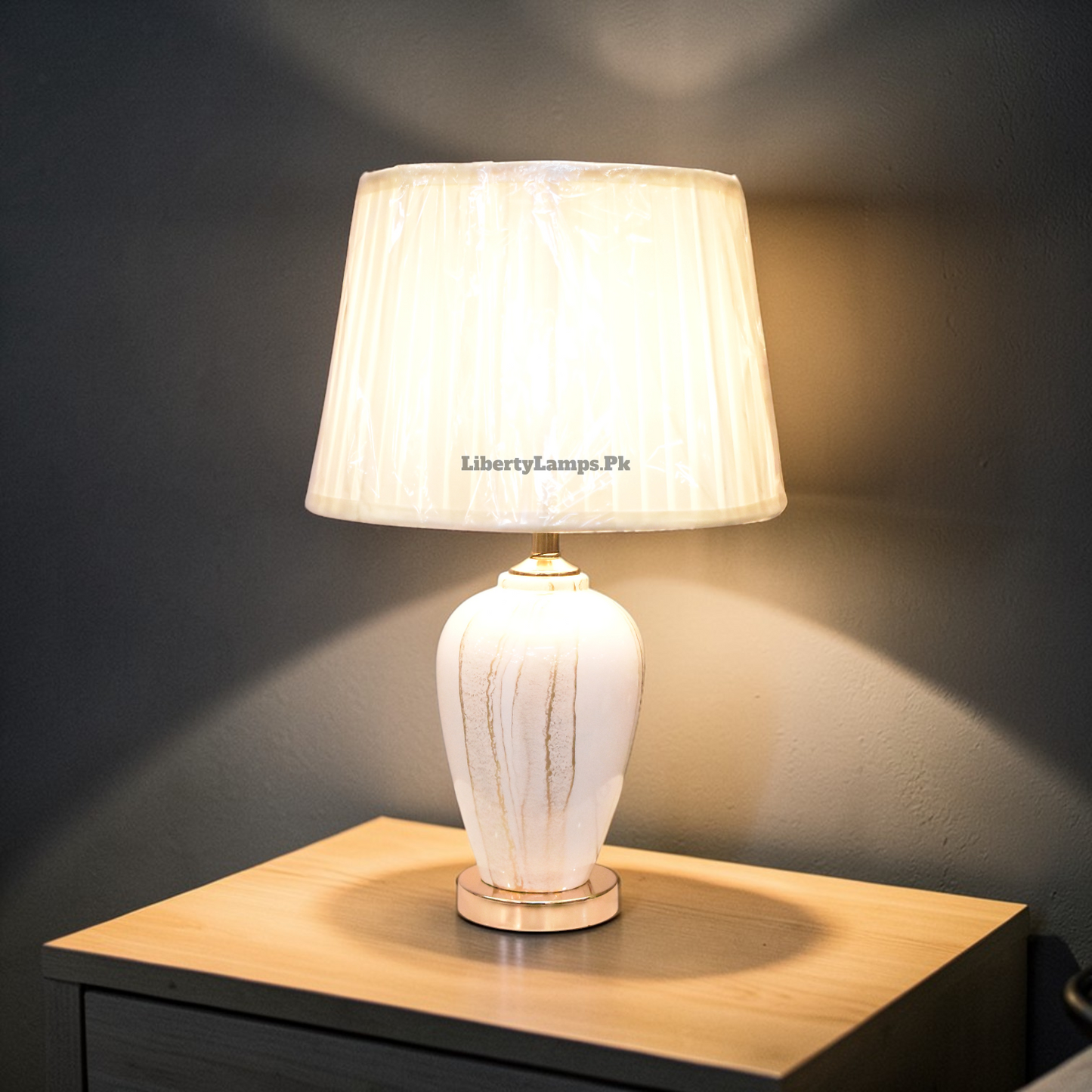 Textura Glow™ – Textured Ceramic Lamp Pair