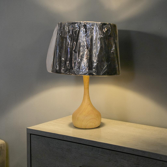 Timber Glow™ – Wooden Lamp Pair