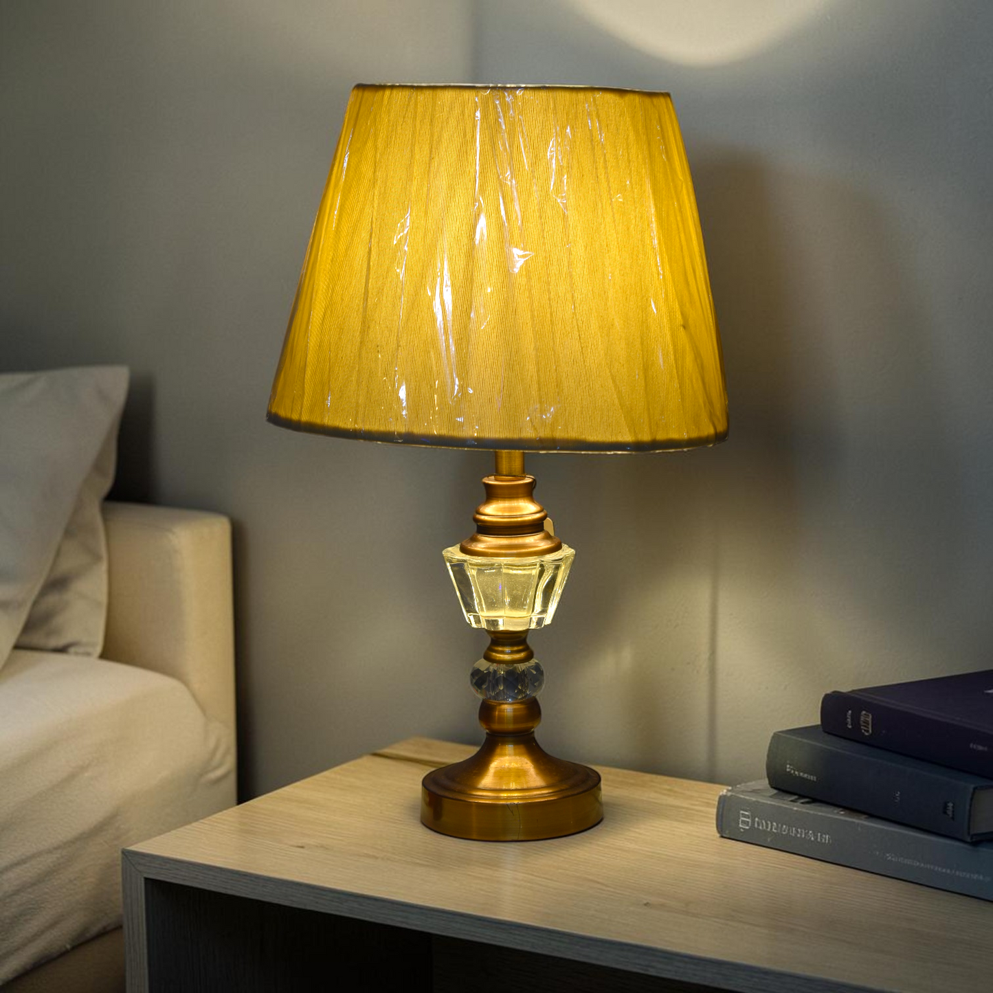 Crystal Fusion™ – Metal Crystal Lamp Pair