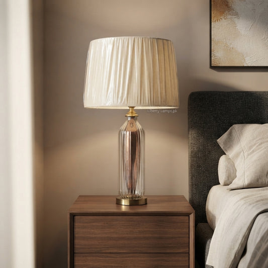 Double Glass – Elegant Modern Table Lamp Pair