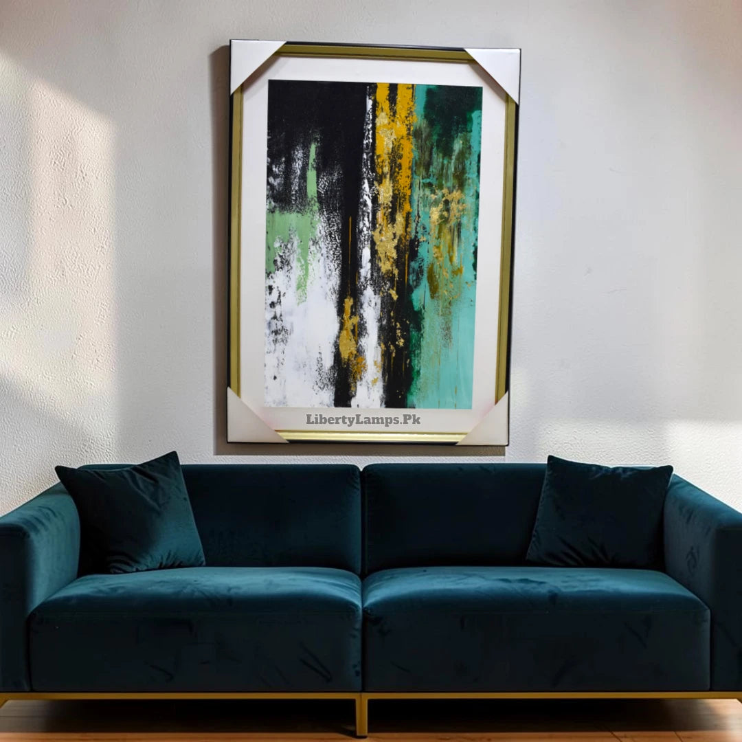 Dynamic Abstract Handcrafted Oil Painting on Canvas