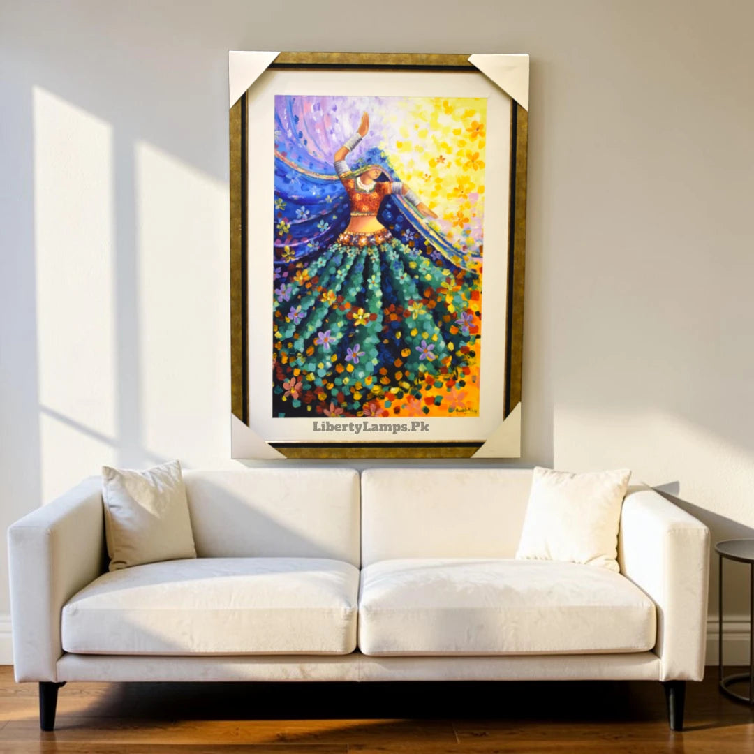 Classic Landscape Cultural Handmade Oil Painting on Canvas