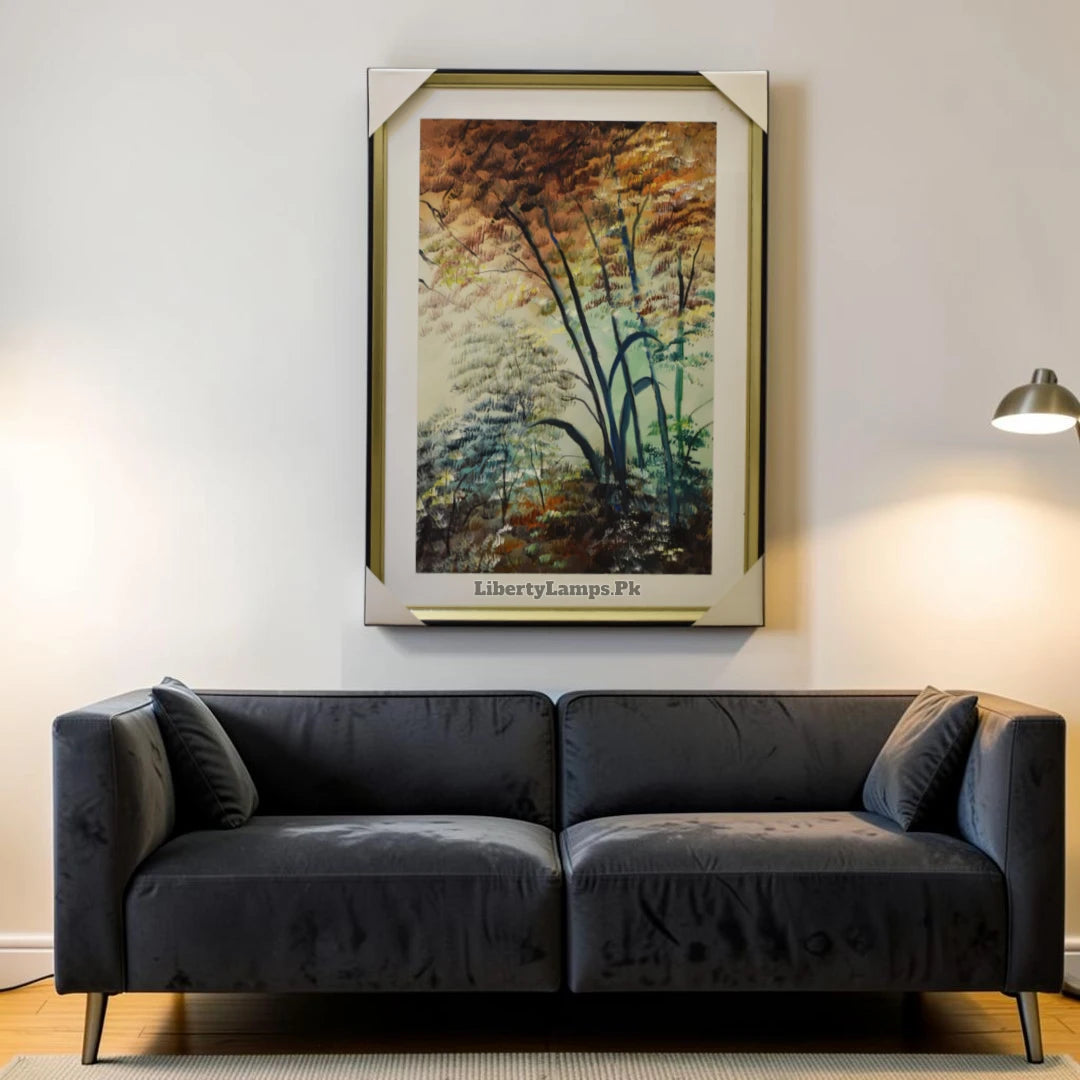 Artistic Landscape Cultural Handmade Oil Painting on Canvas