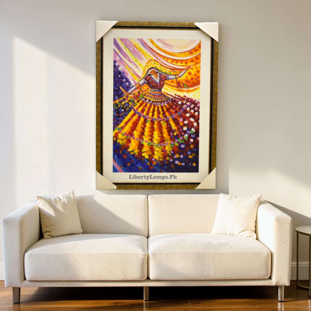 Premium Landscape Cultural Handmade Oil Painting on Canvas