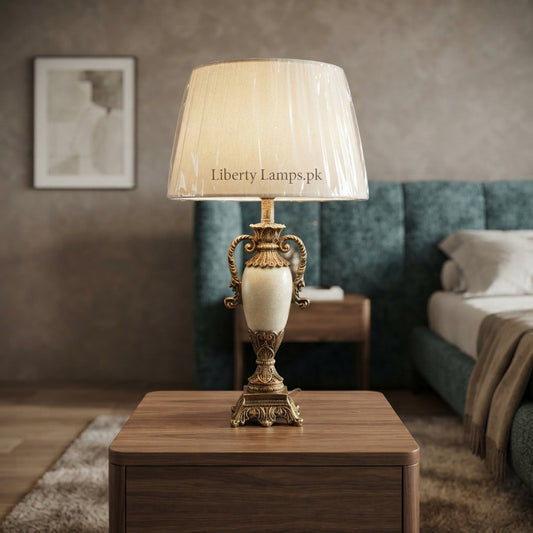 Resin Royale – Contemporary Resin Table Lamp Pair