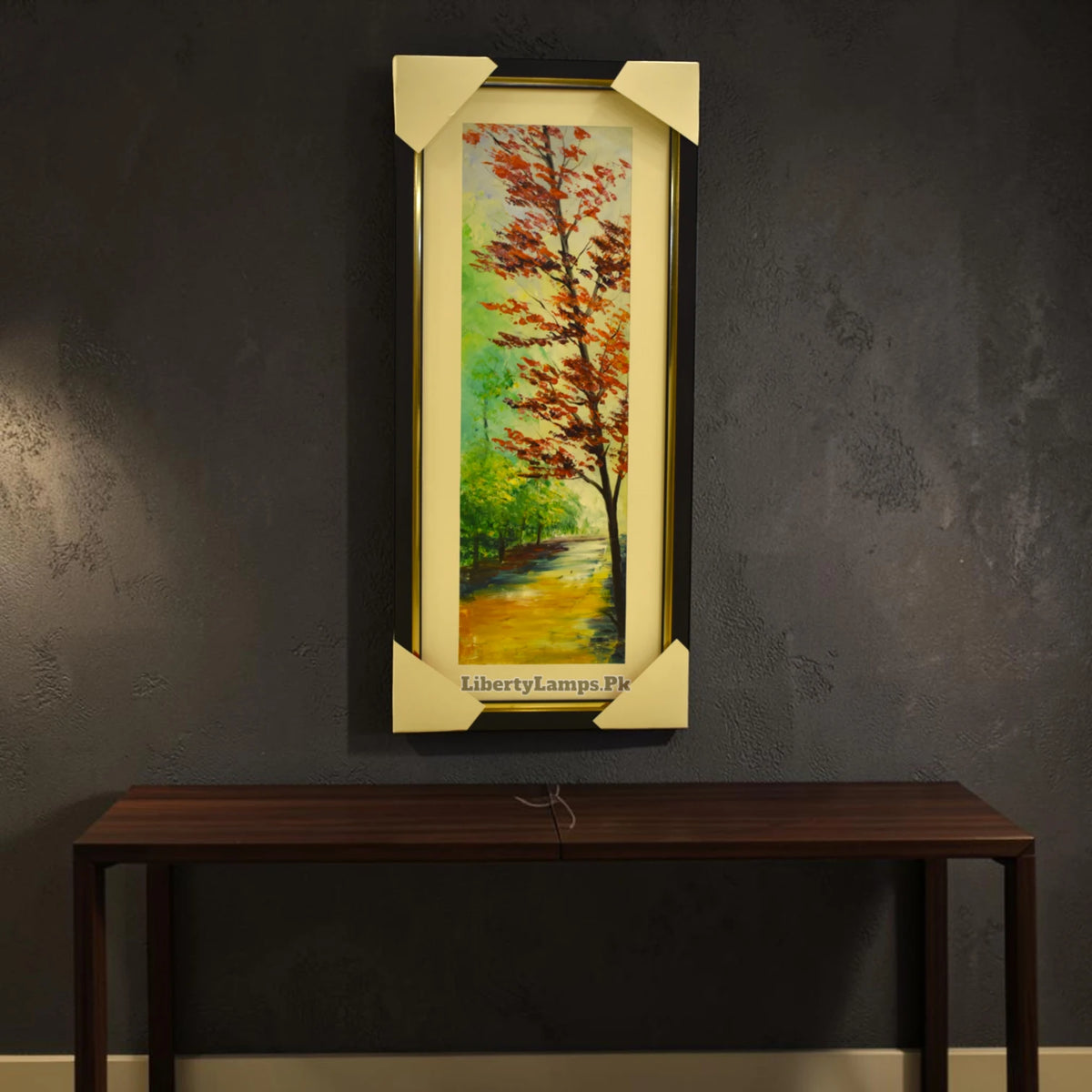 Rustic Landscape Cultural Handmade Oil Painting on Canvas