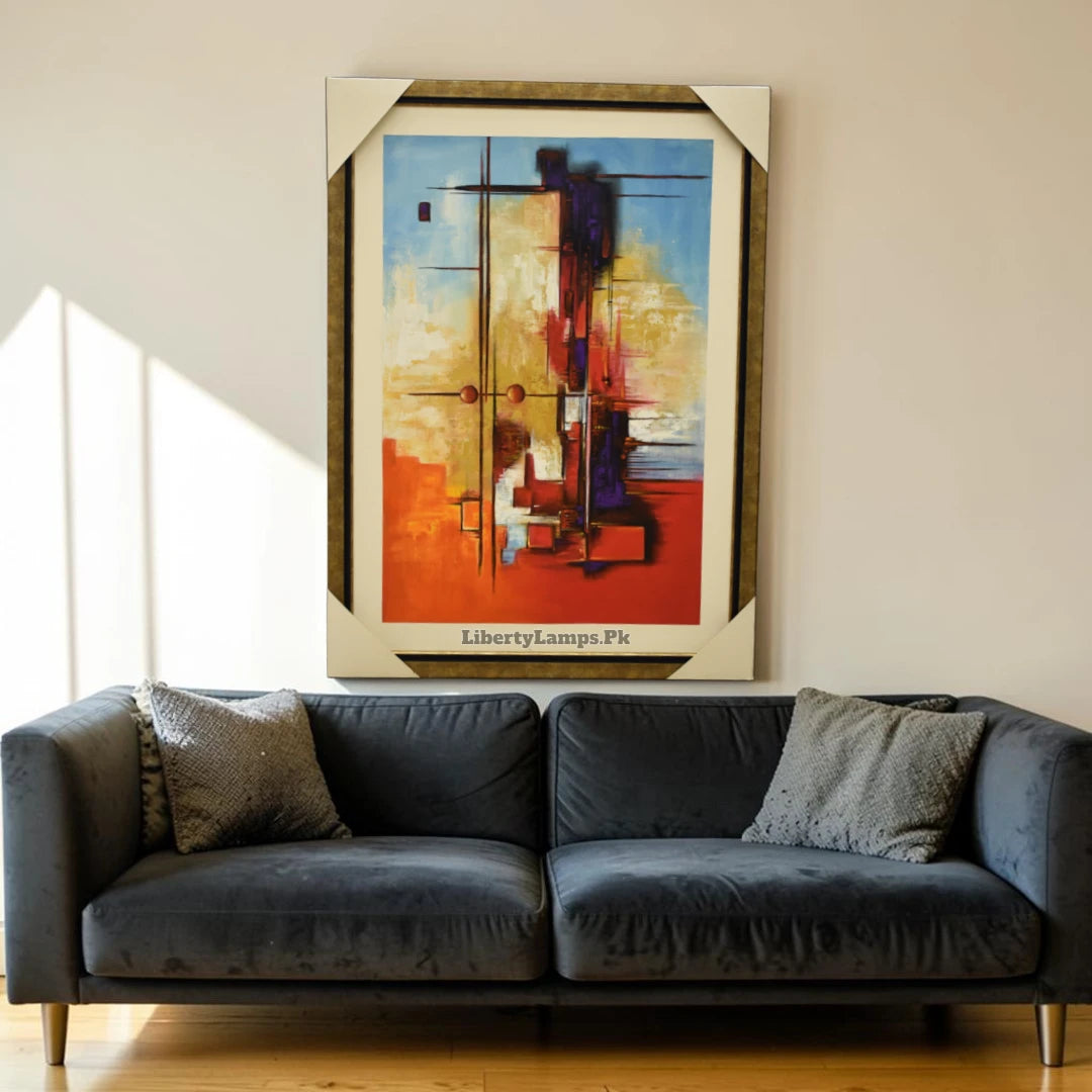 Abstract Handmade Oil Painting on Canvas