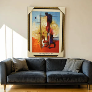 Abstract Handmade Oil Painting on Canvas