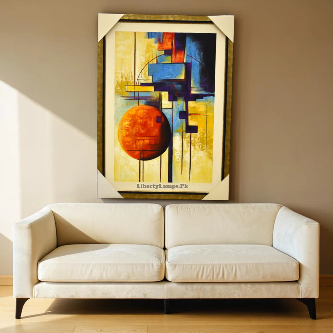 Contemporary Abstract Handmade Oil Painting on Canvas