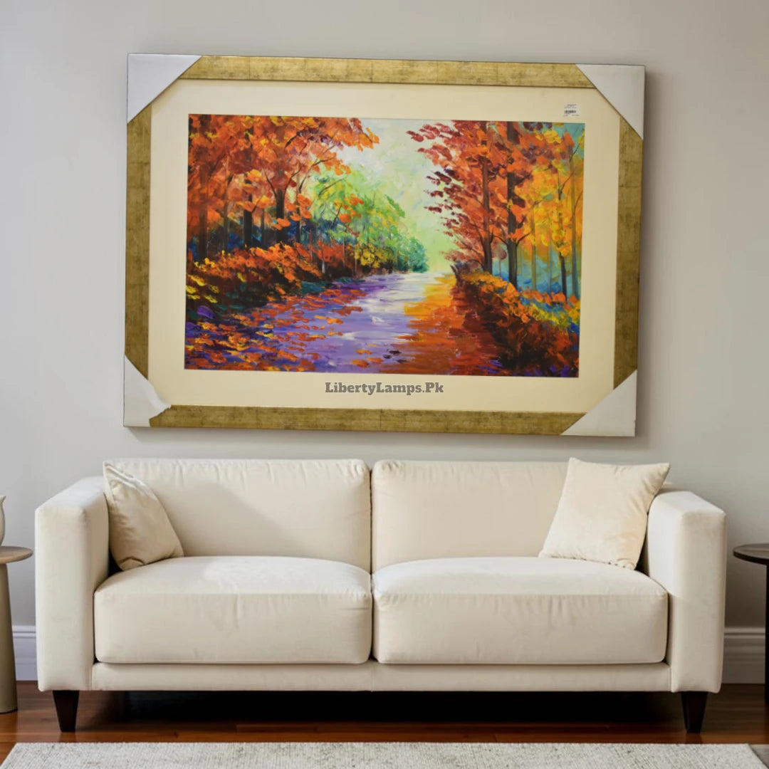 Captivating Landscape Cultural Handmade Oil Painting on Canvas