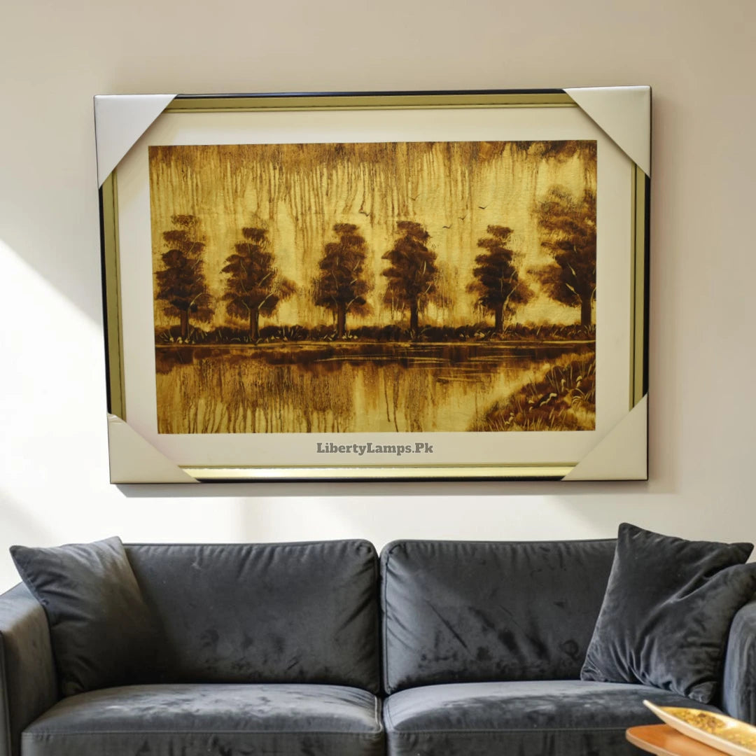 Magnificent Landscape Cultural Handmade Oil Painting on Canvas