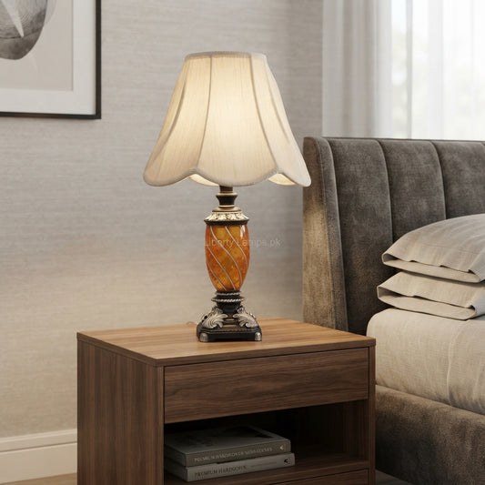 Resin Charm – Contemporary Resin Table Lamp Pair