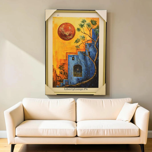 Breathtaking Scenic Landscape Handmade Oil Painting on Canvas