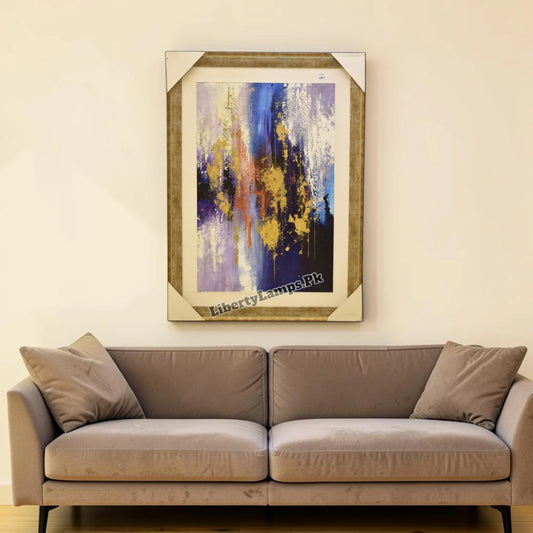 Striking Contemporary Abstract Handmade Oil Painting on Canvas