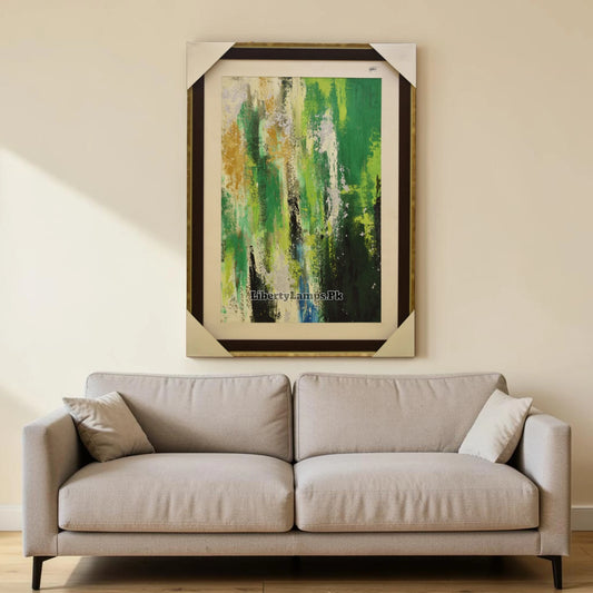 Bold Abstract Expression Handmade Oil Painting on Canvas