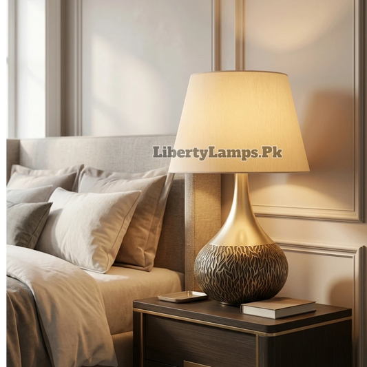 Resin Elegance – Sophisticated Resin Table Lamp Pair
